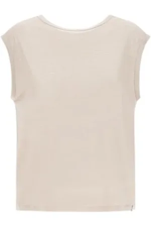 HERNO Top, Dame, , L, Uld, Silke og uld V-hals top