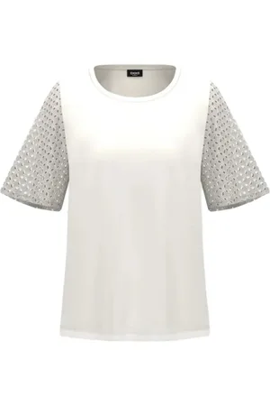 MARELLA Top, Dame, Hvid, L, Bomuld, Bomuld T-shirt i Hvid