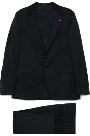 TAGLIATORE Jakkesæt, Herre, Sort, 3XL, Uld, Herretøjssæt Nero Ss25