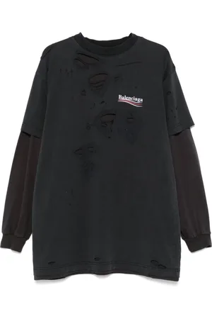 Balenciaga Top, Dame, Sort, M, Sorte T-shirts og Polos