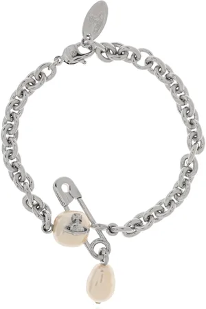 Vivienne Westwood Tilbehør, Dame, Grå, ONE SIZE, Tyl, Messing armbånd