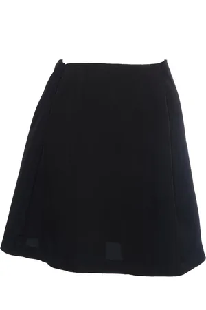Dondup Nederdel, Dame, Sort, 2XS, Uld, Ærmeløs Stilfuld Damesskjorte