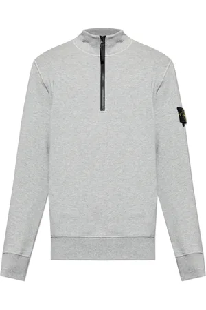 Stone Island Sweathshirts & Hoodies, Herre, Grå, XL, Bomuld, Sweatshirts & Hoodies