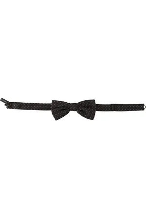 Dolce & Gabbana Tilbehør, Herre, Flerfarvet, ONE SIZE, Uld, Elegant Polka Dot Silke Butterfly