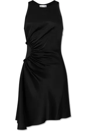 Victoria Beckham Kjole, Dame, Sort, 2XS, Kjole med dekorativ drapering