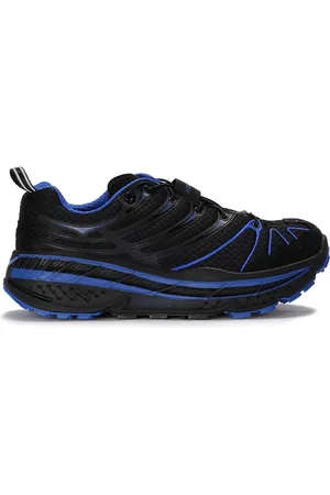 Hoka One One Sko, Herre, Sort, 41 EU, Polyester, Sort Elektrisk Blå Sneakers Adaptive Tuning