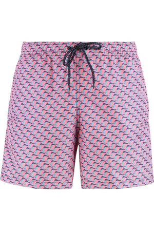 DRUMOHR Badetøj, Herre, Flerfarvet, XL, Polyester, Mesh-foret badeshorts med lommer