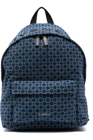 Givenchy Taske, Herre, Blå, ONE SIZE, Denim, Denim Monogram Logo Essential Rygsæk