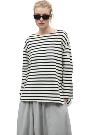 ECOALF Top, Dame, Flerfarvet, XS, Bomuld, Hvid Sailor Sweatshirt