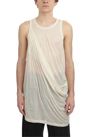 Rick Owens Top, Herre, Hvid, S, Anthem Dinge Tank Top