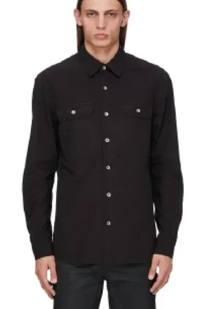 Rick Owens Jakke, Herre, Sort, S, Sort Jakke Kollektion
