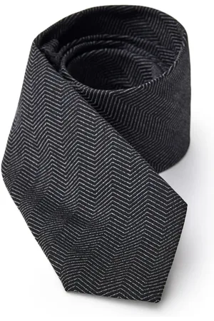Jil Sander Tilbehør, Herre, Sort, ONE SIZE, Klassisk Sort Silkeslips