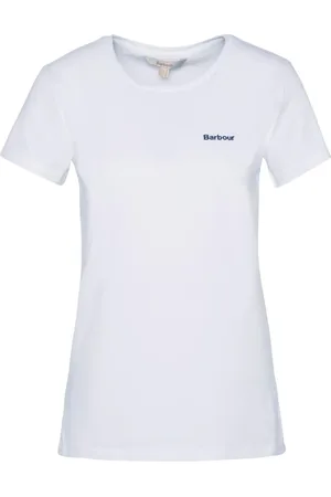 Barbour Top, Dame, Hvid, L, Hvide T-shirts og Polos Kortærmet