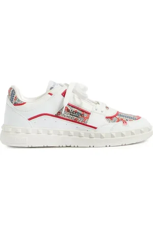 VALENTINO GARAVANI Sko, Herre, Hvid, 42 1/2 EU, Uld, Stilfulde Sneakers med Unikt Design