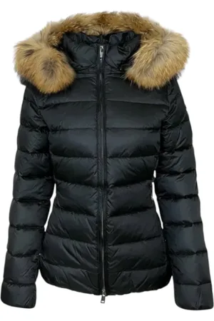 CANADIENS Jakke, Dame, Sort, L, Uld, Lisbeth 3.1 Fur/W Dunjakke
