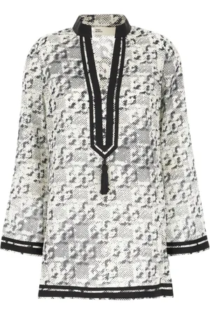 Tory Burch Kjole, Dame, Flerfarvet, S, Uld, Stilfulde Skjorter til Kvinder