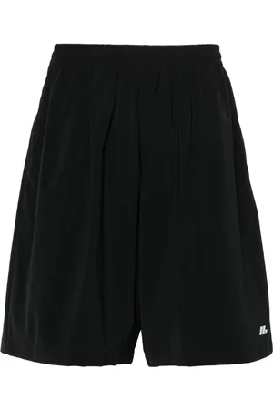 Balenciaga Shorts, Herre, Sort, S, Sort Stræk Activewear Shorts