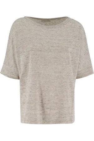 LE TRICOT PERUGIA Top, Dame, , M, Linned, Stribet Linned Sommer T-shirt