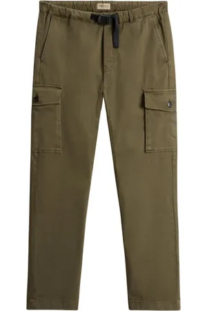 Woolrich Bukser, Herre, Grøn, W36, Bomuld, Cargo Twill Bukser