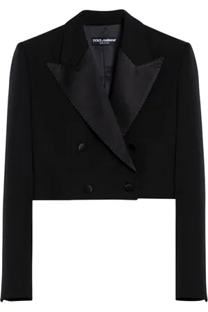Dolce & Gabbana Jakke, Dame, Sort, S, Dobbeltbrystet Jakke