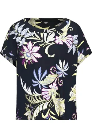 MARELLA Bluser & Skjorter, Dame, Flerfarvet, S, Tidløs Elegance Blå Skjorte