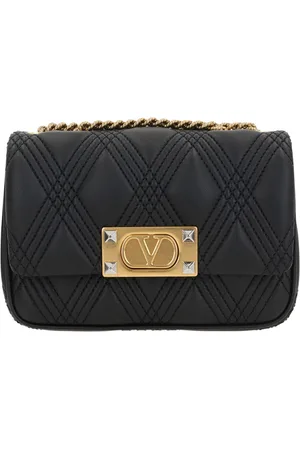 VALENTINO GARAVANI Taske, Dame, Sort, ONE SIZE, Uld, Elegant Skuldertaske med Unik Stil