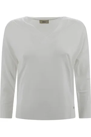 HERNO Strik, Dame, Hvid, S, Uld, Hvid Sweater til Kvinder