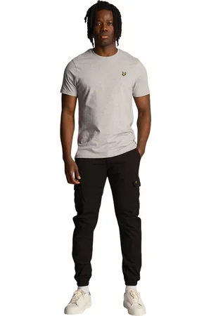 Lyle & Scott Bukser, Herre, Sort, W34 L30, Bukser Upton Park Cargo