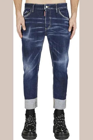 Dsquared2 Jeans, Herre, Blå, M, Sømandsstil Sailor Skjorte