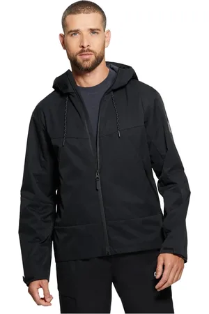 Guess Jakke, Herre, Sort, M, Uld, Hooded Zip Jacket
