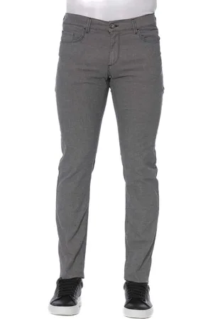 Trussardi Jeans, Herre, Grå, W29, Bomuld, Elegant grå bomuldsblandede bukser