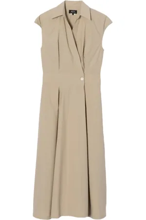 A.P.C. Kjole, Dame, , M, Bomuld, Athena Midi Bomuld Kjole