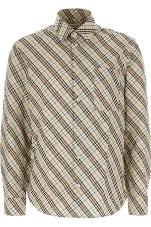 Burberry Skjorte, Herre, , M, Uld, Stilfulde Skjorter Samling