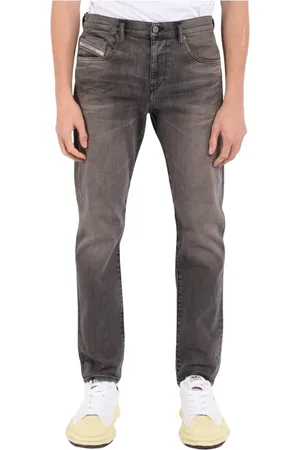 Diesel Jeans, Herre, Grå, W32, Bomuld, Slim Fit Jeans 2019
