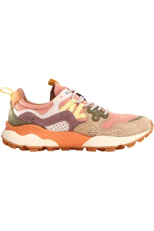 Flower Mountain Sko, Dame, Flerfarvet, 38 EU, Bomuld, Multifarvede Sneakers med Kork Indersål
