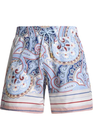 Etro Badetøj, Herre, Flerfarvet, M, Polyester, Klar Blå Paisley Badetøj