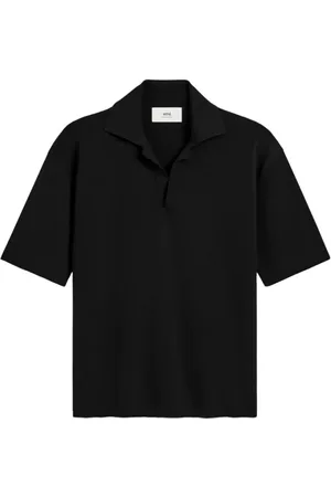 Ami Top, Dame, Sort, S, Afslappet Polo Skjorte