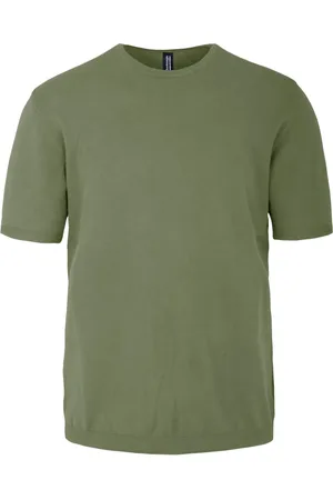 Bomboogie Top, Herre, Grøn, 3XL, Bomuld, Cotton Crew Neck Pullover