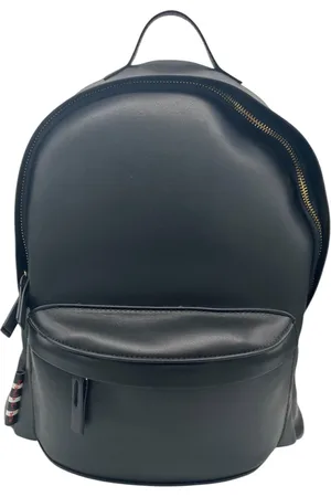Manila Grace Taske, unisex, Sort, ONE SIZE, Læder, Vegansk læder dame rygsæk