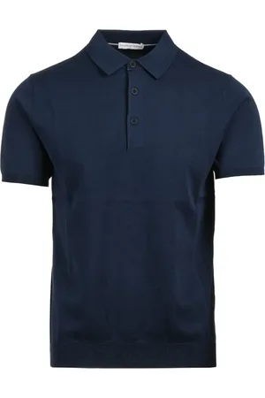 PEOPLE OF SHIBUYA Top, Herre, Blå, M, Navy Polo Shirt