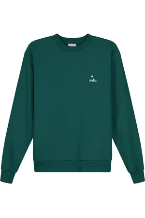 Arte Antwerp Sweathshirts & Hoodies, Herre, Grøn, M, Bomuld, Sweatshirt med logo og hjerte