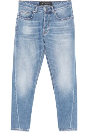John Richmond Jeans, Herre, Blå, W32, Blå Jeans Knaplukning Klassisk Lommer