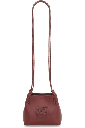 Etro Taske, Dame, Brun, ONE SIZE, Uld, Mini Tote taske med spænde