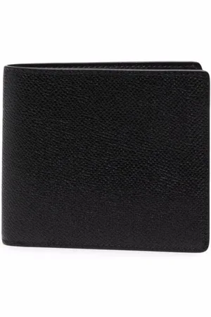 Maison Margiela Tilbehør, unisex, Sort, ONE SIZE, Læder, Sort Læderpung med Fire Sting