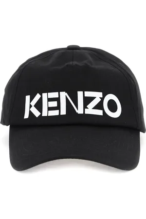 Kenzo Tilbehør, Herre, Sort, ONE SIZE, Bomuld, graphy Baseball Cap