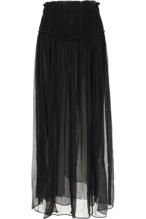 Isabel Marant Nederdel, Dame, Sort, S, Uld, Stilfuld Gonne Nederdel til Kvinder