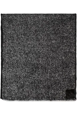Calvin Klein Home, Dame, Grå, ONE SIZE, Uld, Elegant Concrete Blanket Tørklæde