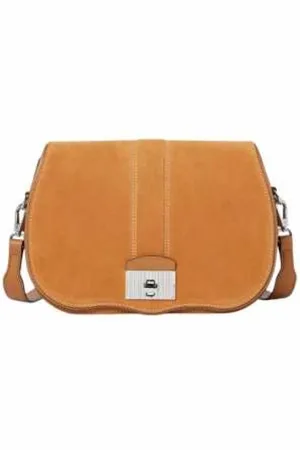 Paul Smith Taske, Dame, Brun, ONE SIZE, Uld, Kamel Ruskind Crossbody Taske Shadow Stripe