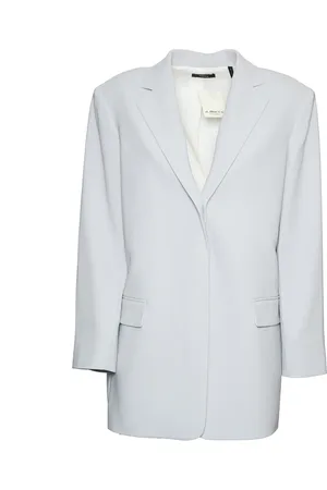 THEORY Jakke, Dame, Blå, M/L, Platinum Blazer med Notched Revers