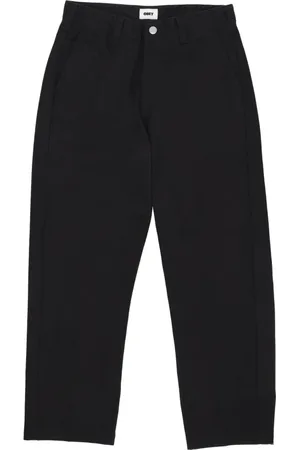 Obey Bukser, Herre, Sort, W33, Hardwork Flooded Work Pant Sort